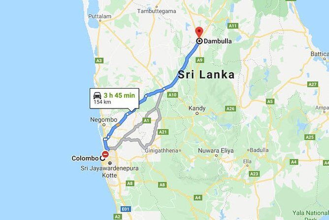 Colombo City to Dambulla City Private Transfer - What door-to-door pickup really solves in Colombo