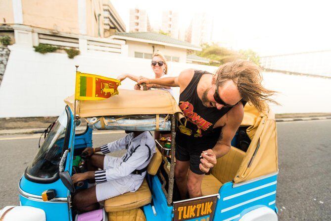 Colombo Tuk Tuk Safari - Stop 2: Galle Face Green—ocean views plus evening stall life