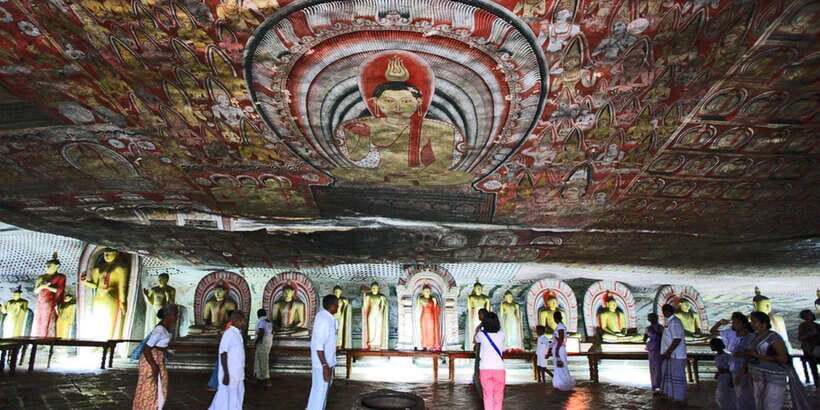 Dambulla: Cave Temple and Village All-Inclusive Tour - From cave steps to real countryside: bullock cart and paddy fields