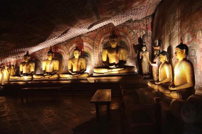 Day Trips from Kandy to Sigiriya with Village Experiences - Dambulla Cave Temple: 153 murals and the Walagamba connection