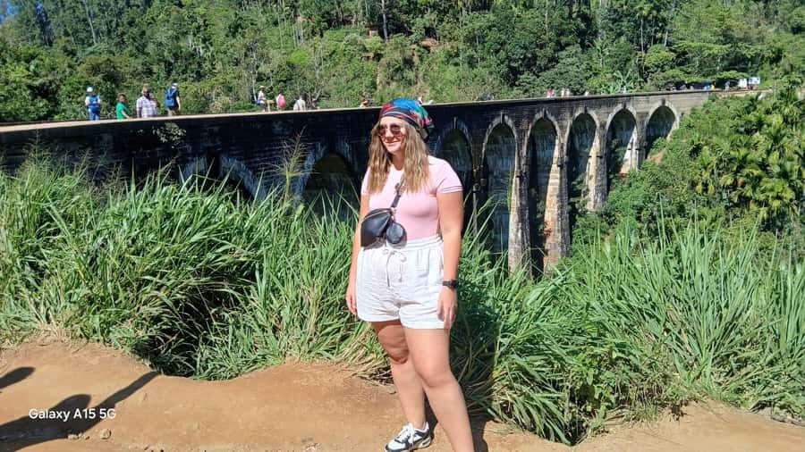 ELLA Lipton Seat Tea Test & Pluck 9Arch, Waterfalls, & Lunch - Nine Arches Bridge: the colonial railway bridge that loves cameras