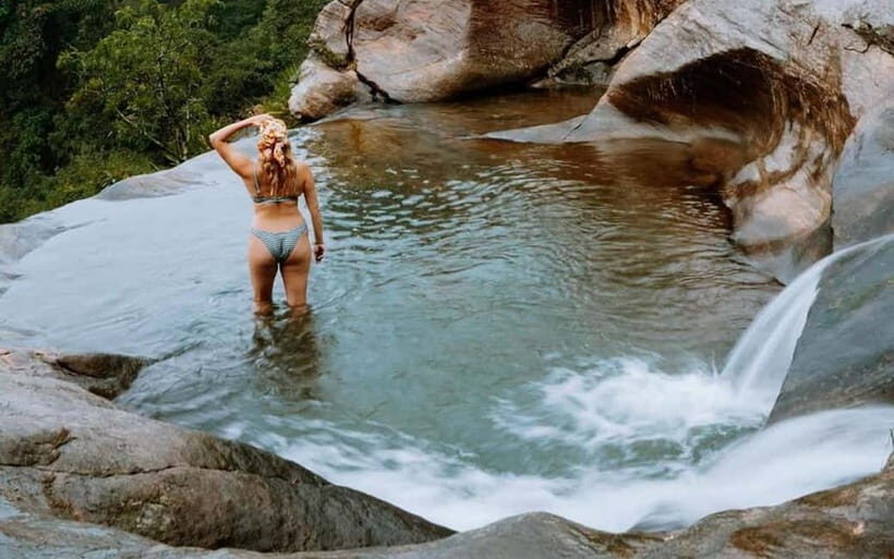 Ella: Ravana and Upper Diyaluma Falls Guided Tour - Jungle nature walk: where the day gets calmer