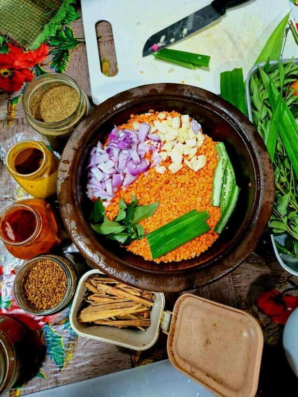 Ella: Sri Lankan Authentic Cooking expirience - The full menu: rice plus multiple curries and sides