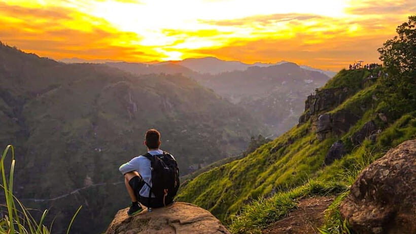 Ella: Sunset Tuk Tuk Tour with Little Adam's Peak Hike - The Ravana Zip Line pause: a quick adrenaline break