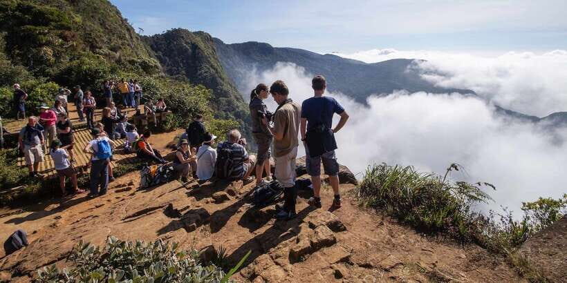 Exclusive: Private Horton Plains, Tea Plucking tour & Lunch - The park entrance wildlife: look low, slow, and steady