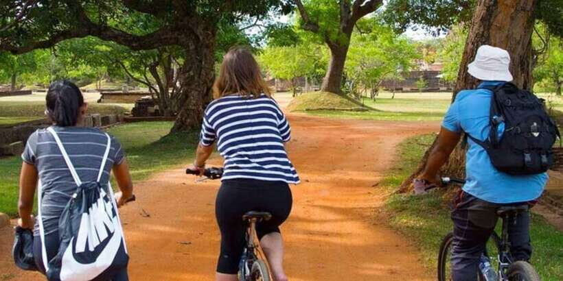From Dambulla/ Sigiriya: Ancient City of Polonnaruwa by Bike - Royal Palace and Nissankamulla Palace: power, details, and layout