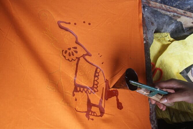 Interactive Batik Workshop and Lessons in Sri Lanka - Where the magic happens: a home studio setup