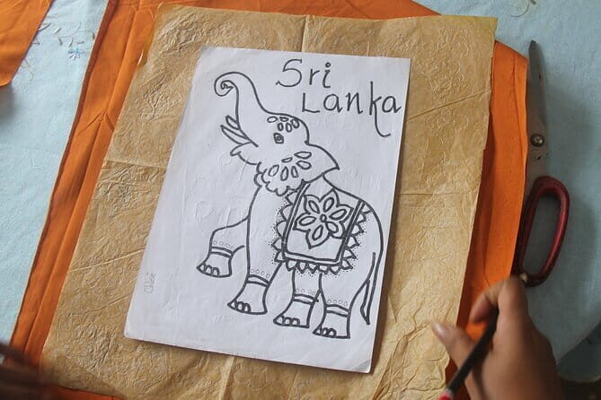 Interactive Batik Workshop and Lessons in Sri Lanka - Wax work basics: mixing, tools, stamping, and cracking
