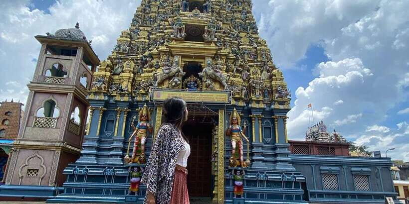 Kandy: Sigiriya, Dambulla & Wildlife Safari Private Tour - The return stops: Matale Hindu Temple and the spice learning carryover