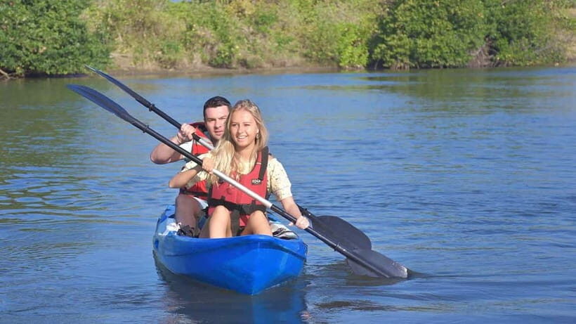 Negombo: Guided Kayaking Tour in the Lagoon - Through the mangroves: birds, small stops, and the monkey-island vibe