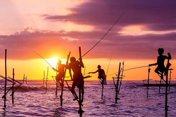Private Day Trip to Yala National Park from Colombo - Stop 2: Weligama stilt fishermen, quick and photogenic