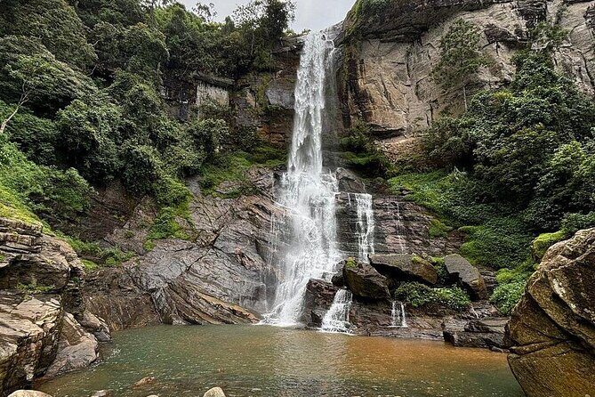 Private Multi Day Sri Lanka Tour with Chauffeur - Tea-country stops in one day: Nine Arches Bridge, Mini Adams Peak, Rawana Falls, Glenloch Tea