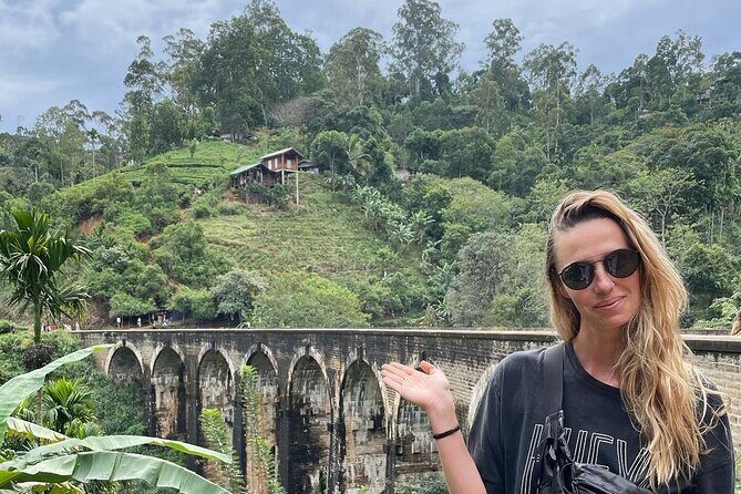 Private Ravana Falls and Nine Arches Bridge Ella Tour from Galle - Nine Arches Bridge at Golden Hour: Photos Under the Brick Arches