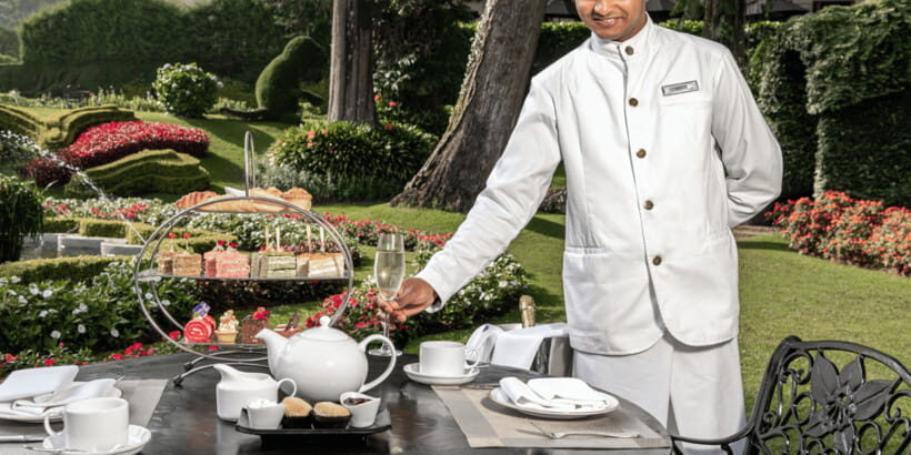 Royal Afternoon Tea at the Grand Nuwara Eliya + Bubbly! - Getting seated: what your 1.5-hour tea time actually looks like