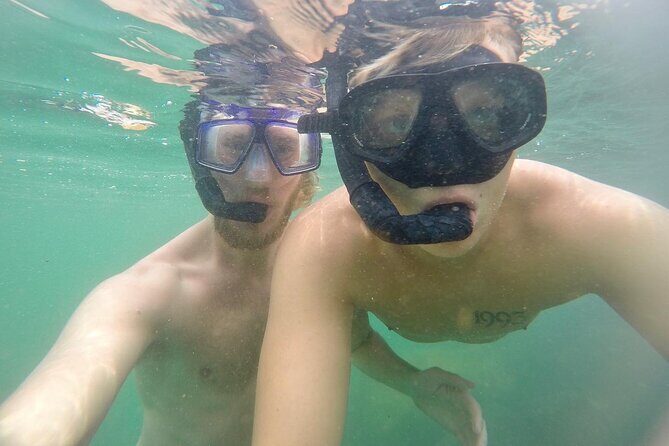 Snorkeling On Beautiful Rock Island - Unawatuna by Boat - Surface comforts: coffee, bottled water, and a calmer finish