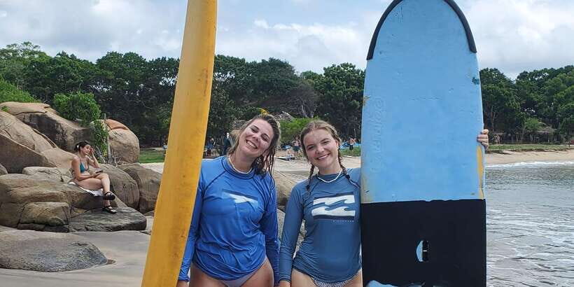 Surf & Stay – Private Surf Lesson Experience in Weligama - In the water: how coaching usually turns chaos into small wins