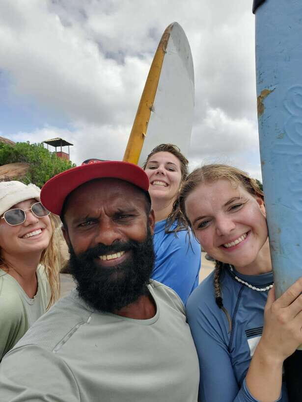 Surf & Stay: Private Surf Lesson in mirissa - How the tutors coach: patience, humor, and real feedback